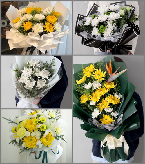 黑龙江黑河北安市海星镇白事花束代送